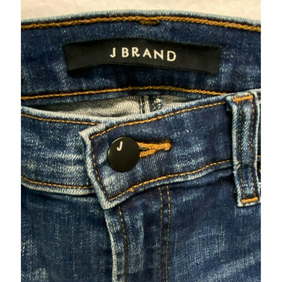 J Brand Jeans Size 25 x 29 Skinny Stretch Womens $225 MSRP! Blue Faded So Soft! - Picture 2 of 7